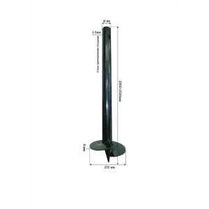 Свая винтовая 89x2500 мм
