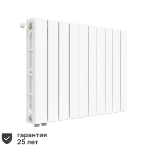 Радиатор секционный Rifar Supremo VL 500/90 10 секций нижнее левое подключение биметалл белый 82392054 STLM-2112408