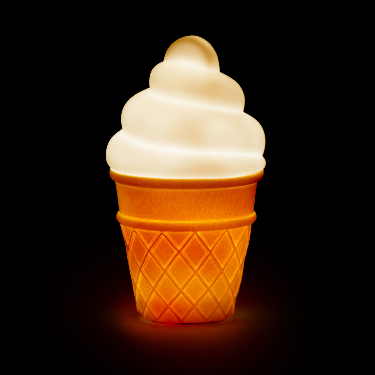 Ночник детский White Ice Cream LITTLE LOVELY COMPANY  281729 Белый;желтый Santreyd  - Вид №1