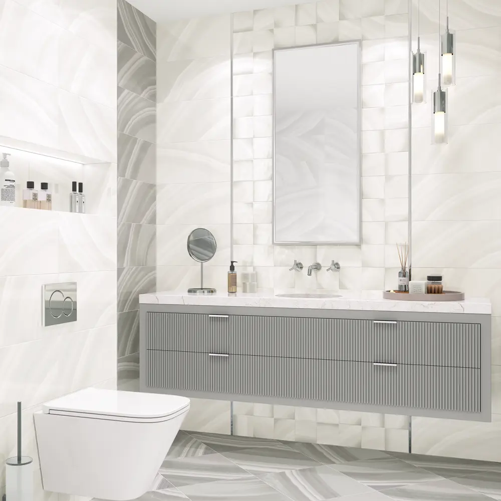 Керамогранит Miracle Dark 41х41 см 1.85 м² матовый цвет серо-серебристый Santreyd STLM-2135867 - Вид №5