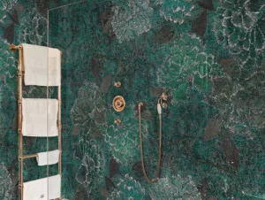 Wall&decò Водонепроницаемые обои из стекловолокна с цветочными мотивами Wet system 16