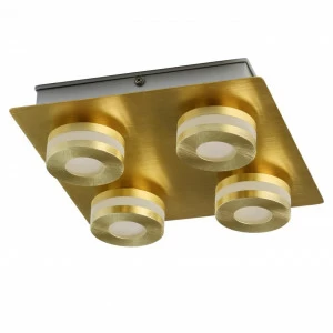 Потолочный светодиодный светильник De Markt Пунктум 2 549010804 DE MARKT ДИЗАЙНЕРСКИЕ 202200 Золото