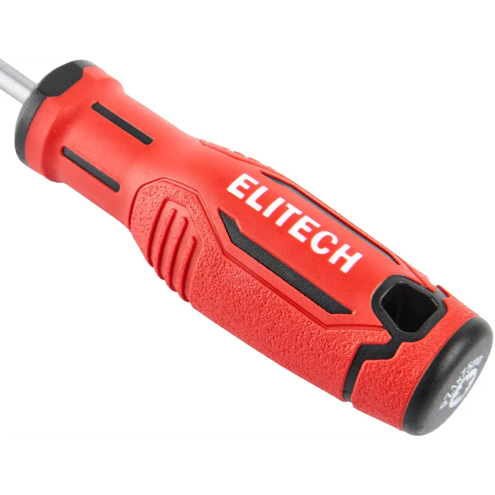 Отвертка крестовая Elitech 211302 PZ1x75 мм с магнитным наконечником 89407138 STLM-1573389 - Вид №3