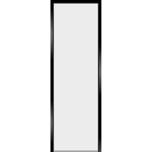Дверь межкомнатная глухая обратного открывания с замком комплекте Invisible 60x230 см цвет белый 89383102 STLM-2198431