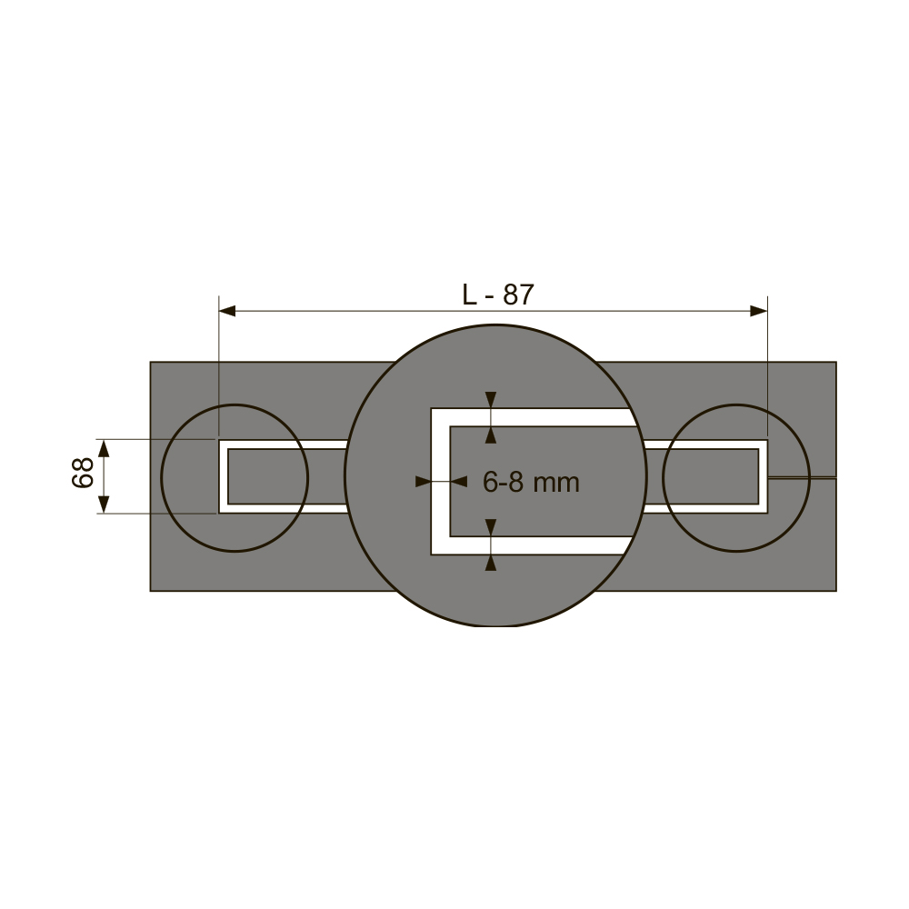 651200 Канал для укладки натурального камня Tece  - Вид №2