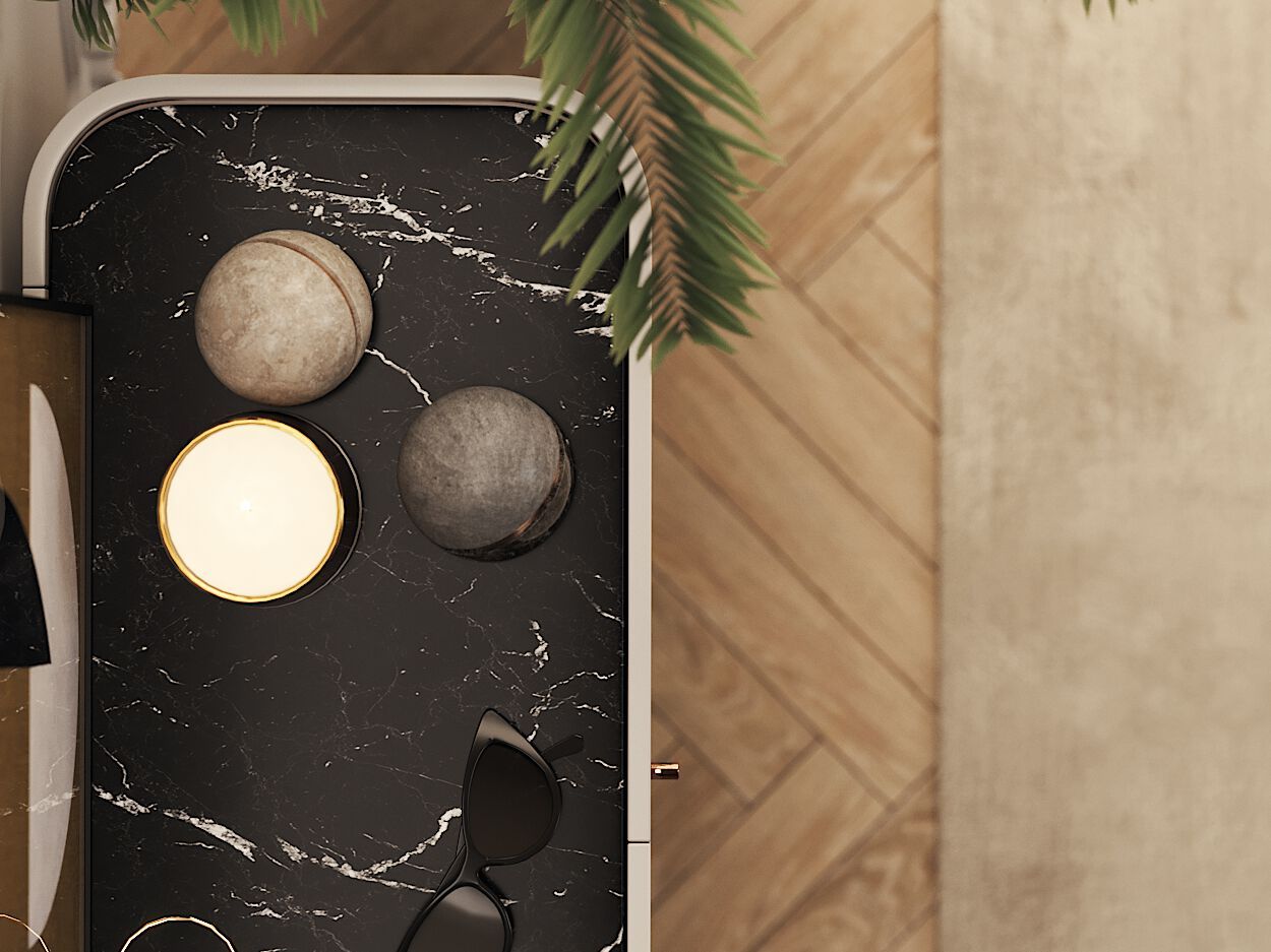 Деревянная прямоугольная консоль с ящиками PRADDY Natur ARCH-00079391 - Вид №8