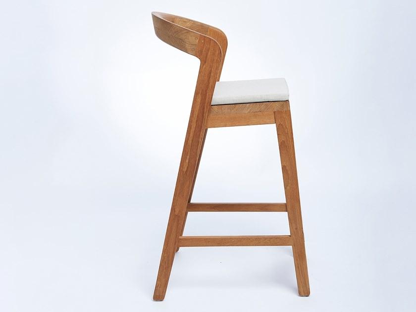 Wildspirit Садовый стул из высокого тика со встроенной подушкой Play sun-id-1386600 - Вид №1