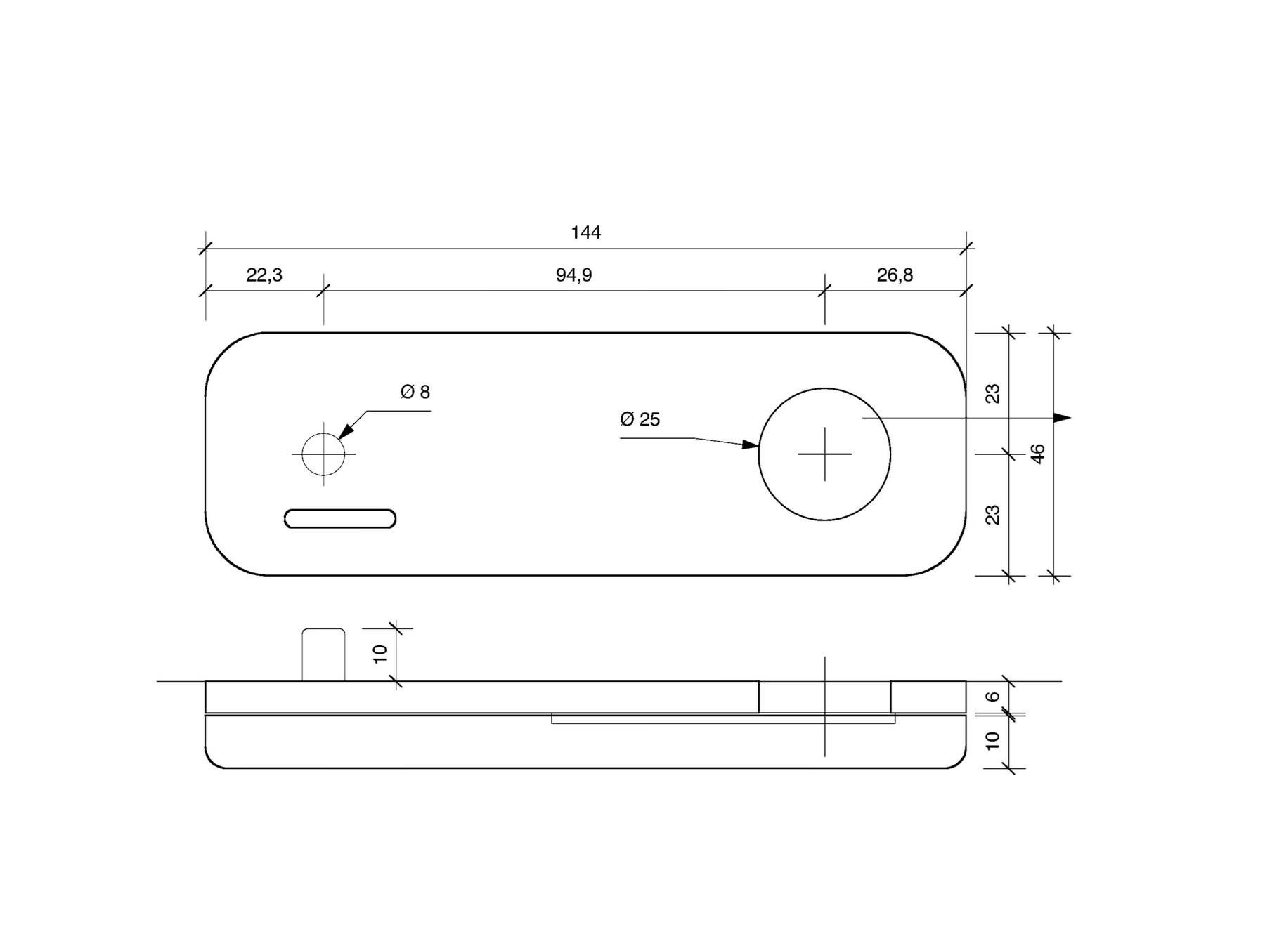 Смеситель для ванны rvb слайд ARCH-00072514 - Вид №2