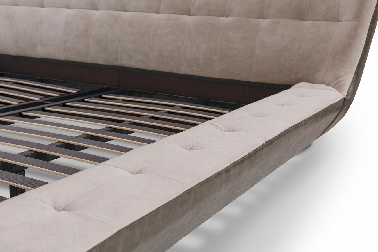 Кровать двуспальная 180х200 бежевая Meridian KELLY LOUNGE ДИЗАЙНЕРСКИЕ 094398 Бежевый  - Вид №5