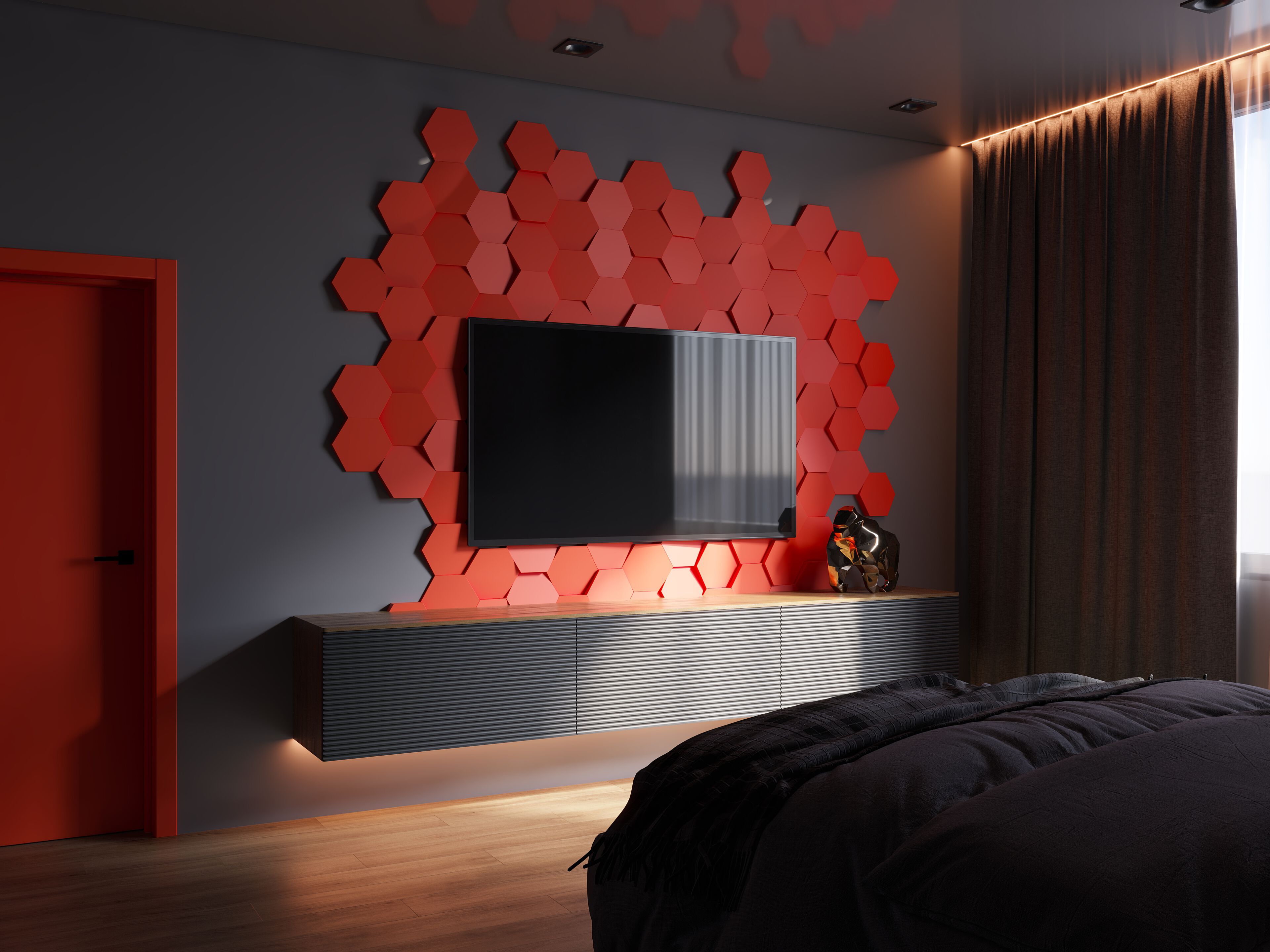 Трехмерное гипсовое покрытие WallDeco M-Modern ARCH-00050683 - Вид №3