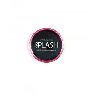 090102 Профессиональный аквагрим в шайбе черный SPLASH