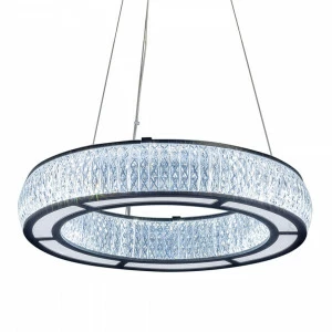 Люстра подвесная хрустальная черная Frezia Light 120139 FREZIA LIGHT ДИЗАЙНЕРСКИЕ 00-3953651 Прозрачный;черный