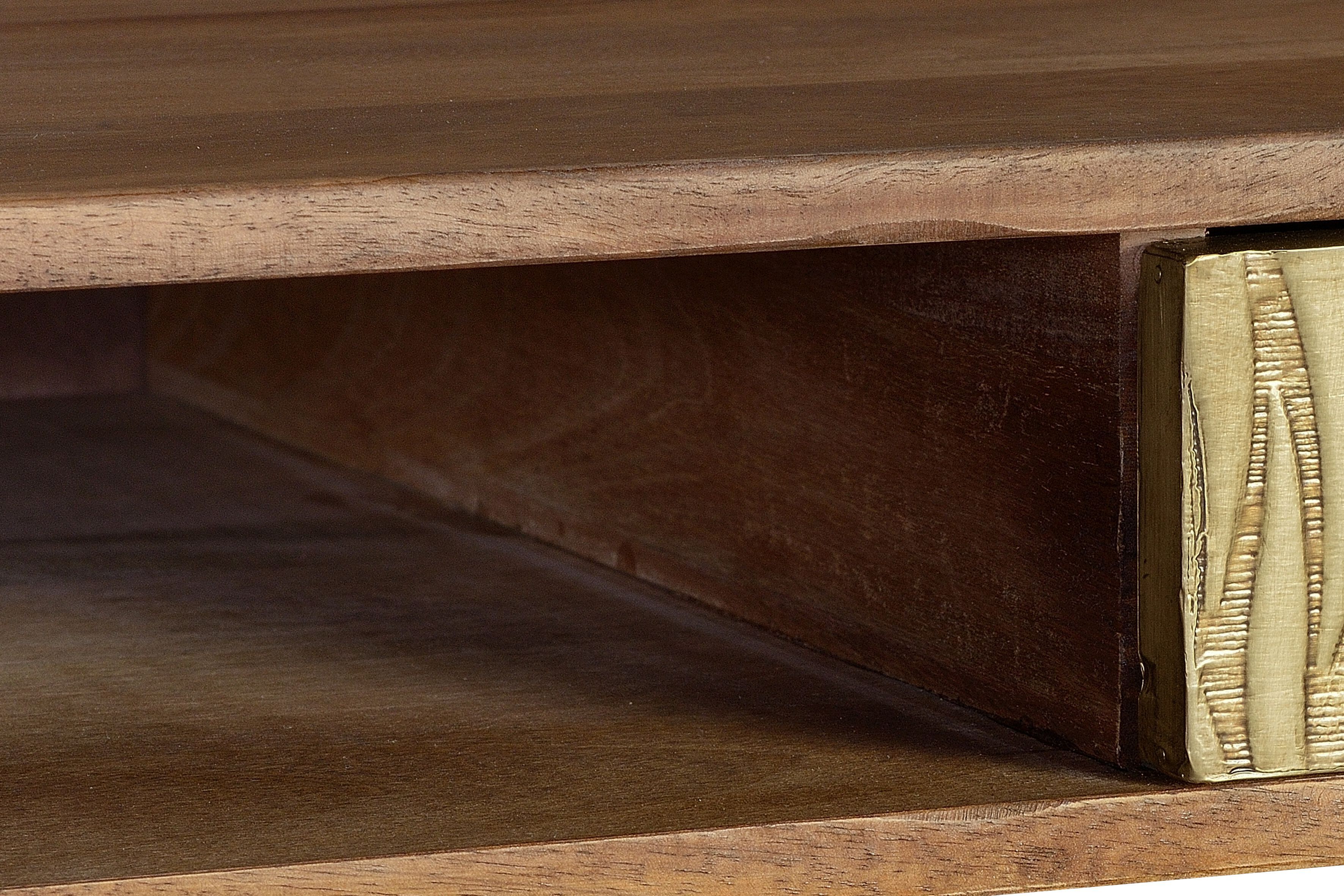 Письменный стол из манго с ящиками Giner y Colomer Саванна ARCH-00000049 - Вид №3