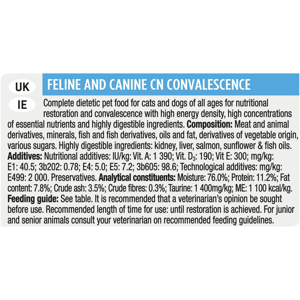 ПР0033149 Корм для собак и кошек Veterinary Diets CN всех возрастов при выздоровлении, конс. 195г Pro Plan  - Вид №9