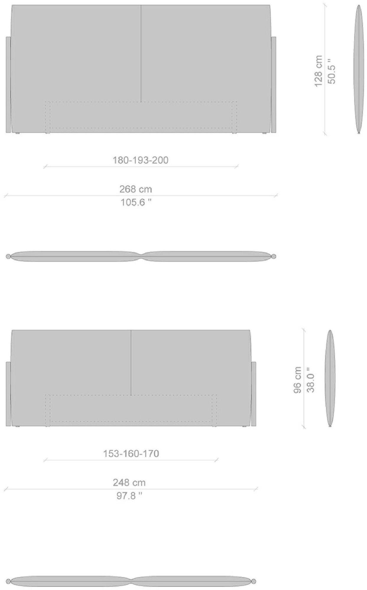 Cassina Кровать с мягким изголовьем Bio-mbo sun-id-1462838 - Вид №16