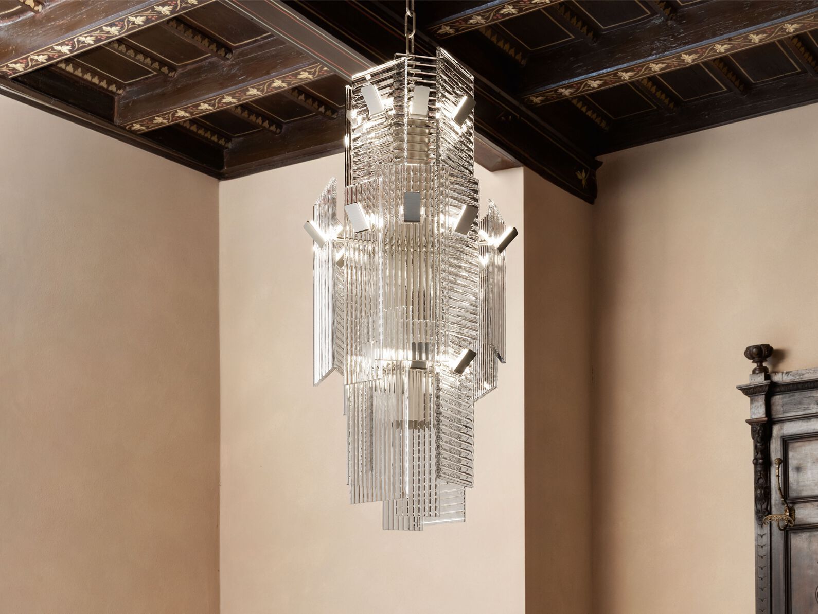 Венецианский Кристалл ручной работы подвесной светильник Barovier&Toso Midtown ARCH-00108324