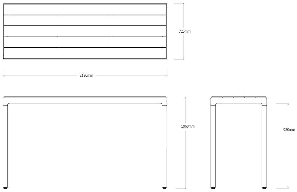 TRIBÙ Садовый стол из тикового дерева Illum 06586-t - Вид №7