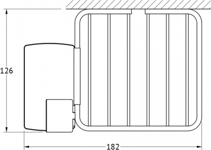 029 Держатель для туалетной бумаги с пепельницей RYN FBS Ryna - Вид №1