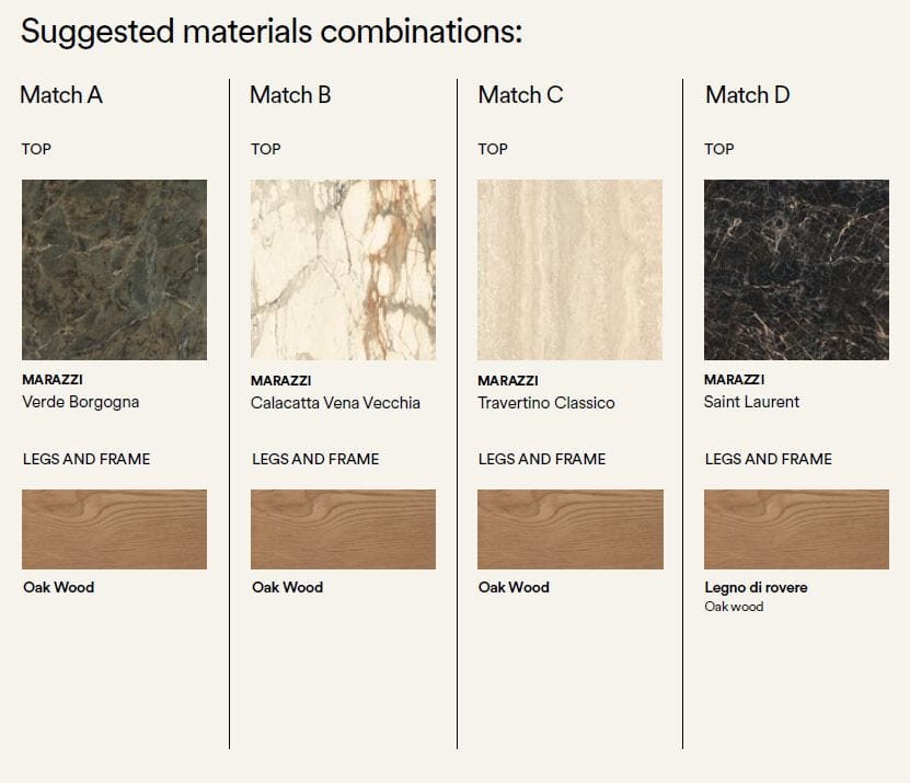 Стол для настольного тенниса из керамогранита и дуба LAVA TOMO ARCH-00120333 - Вид №7