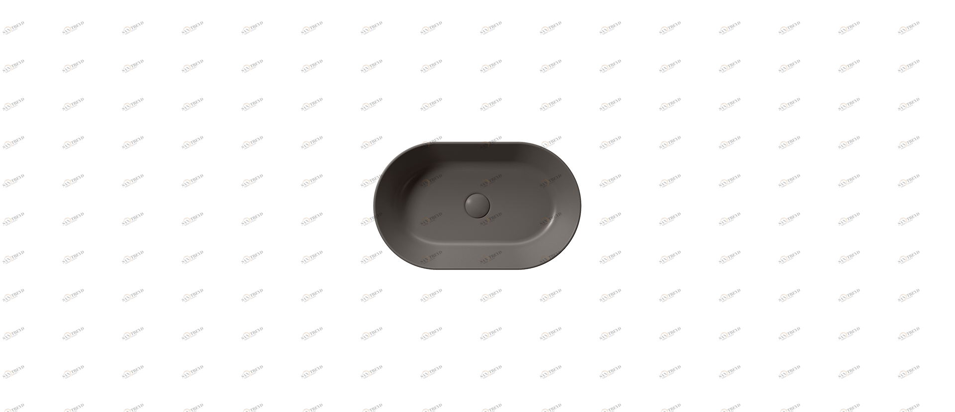 945816 Накладная раковина на столешницу  овальная GSI ceramica 