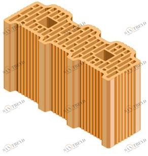 T2D Кирпичный блок Ecopor® ssc 733