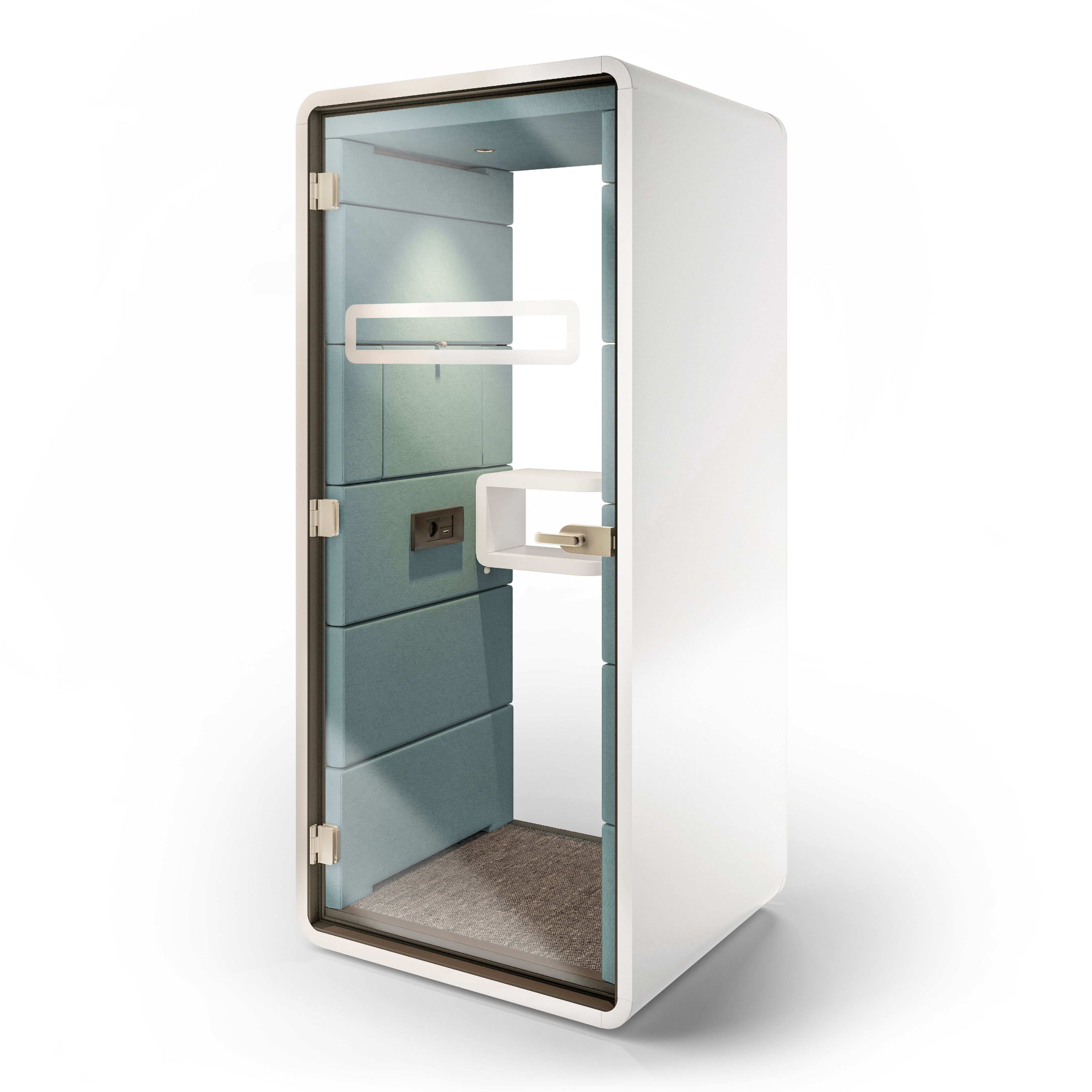 Одноместная акустическая офисная кабина со встроенным освещением Mikomax Smart Office Hushoffice ARCH-00139656 - Вид №36