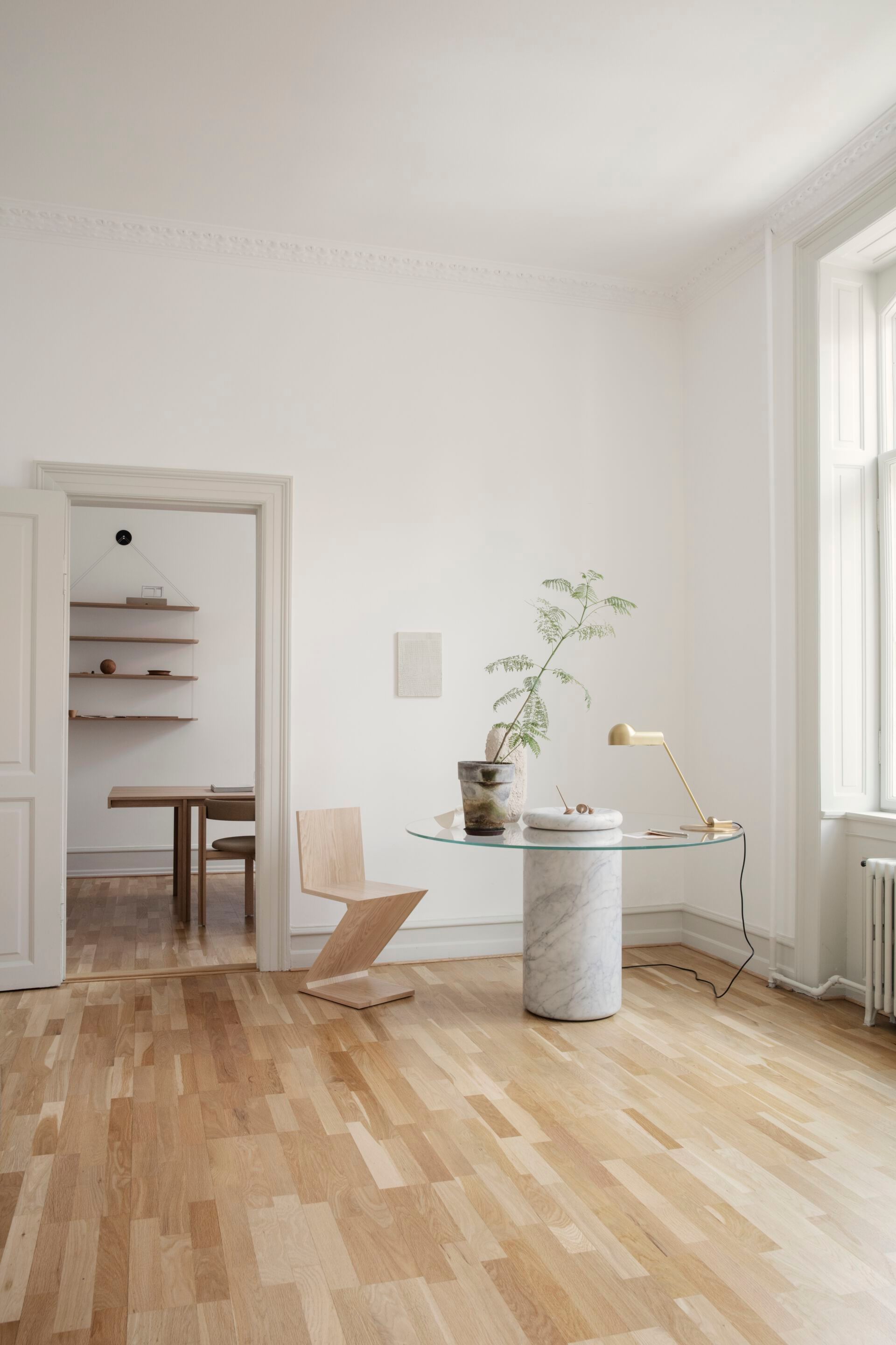 Дубовый стул с мягким сиденьем Karakter Principal ARCH-00109418 - Вид №5