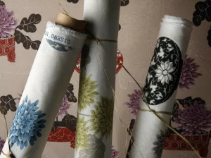 Equipo DRT Набивная хлопковая ткань с цветочными мотивами Stampati