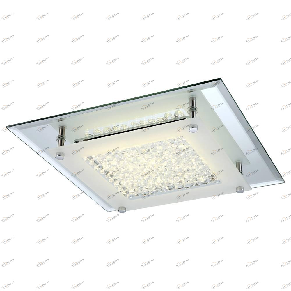 Потолочный светодиодный светильник Globo Liana 49300 GLOBO LIANA 100678 Белый;зеркальный Ceramica Globo 