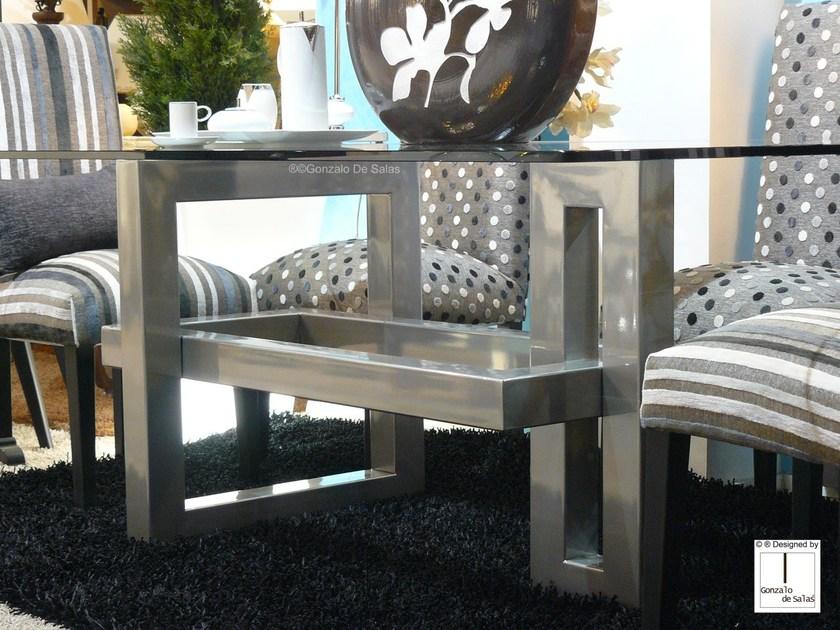 Gonzalo De Salas Прямоугольный обеденный стол из стекла Ios sun-id-1403036 - Вид №2