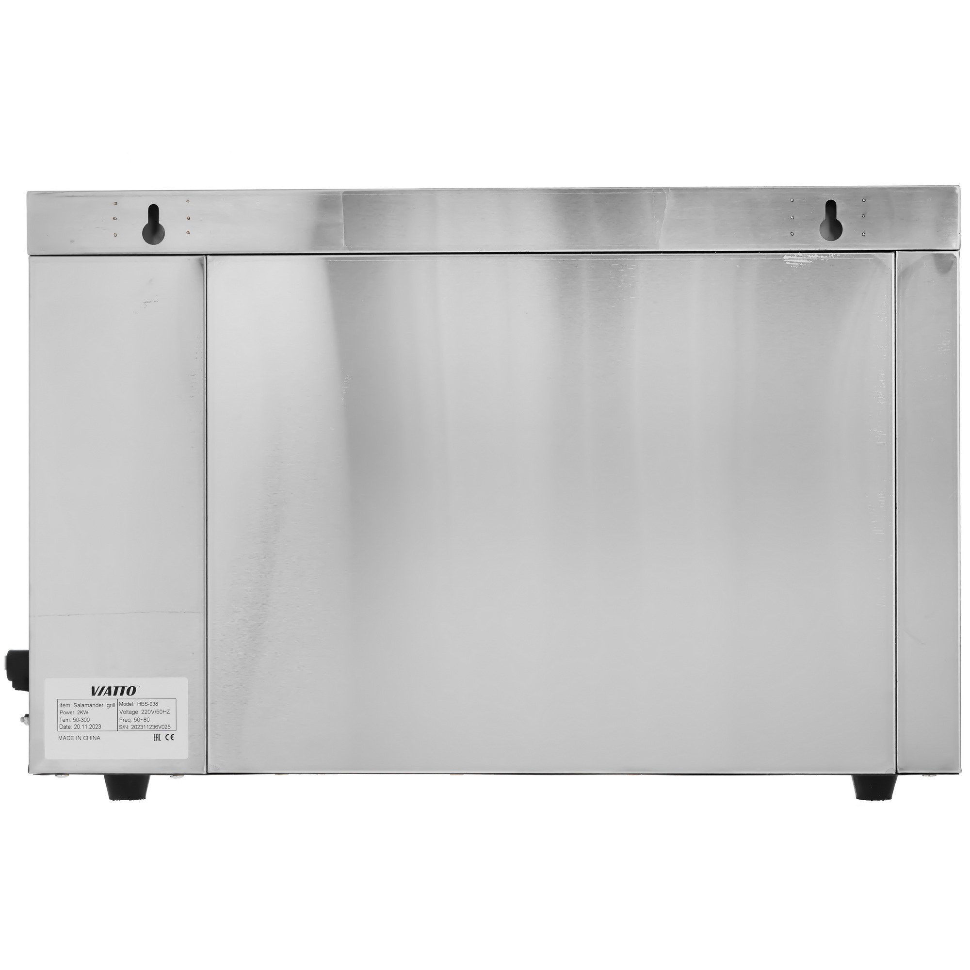 9076773 Гриль-саламандра Viatto HES-938 серый STDN-0057972 - Вид №6