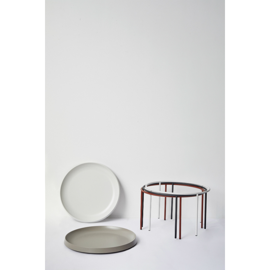 Столик кофейный Tulou, белый, Ø55х35 см Hay 930503 - Вид №5