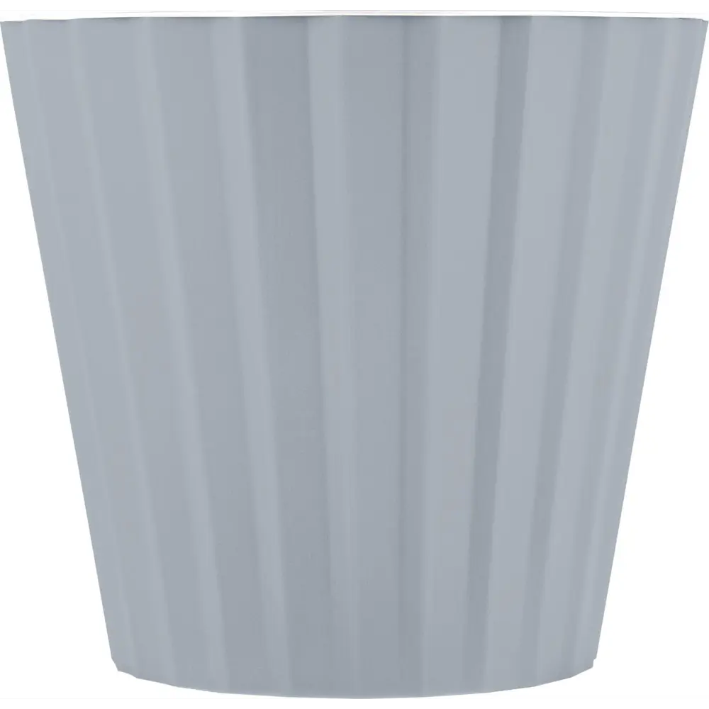 Горшок цветочный Ingreen Sand Утро туманное ø16 см h14.6 см v2 л пластик серый STLM-2105866 - Вид №1