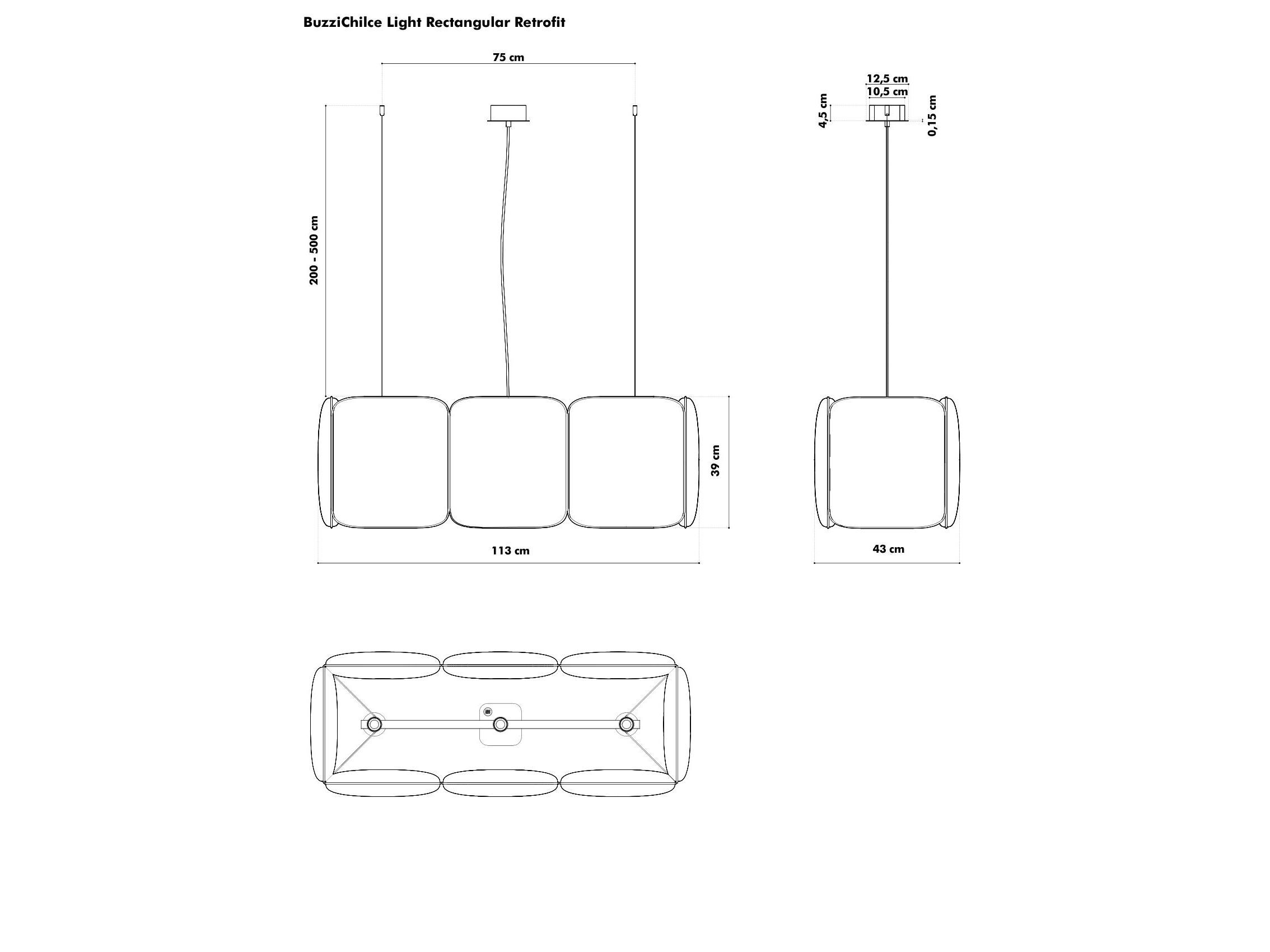 Акустическая ткань подвесной светильник BuzziSpace BuzziChicle ARCH-00025328 - Вид №4