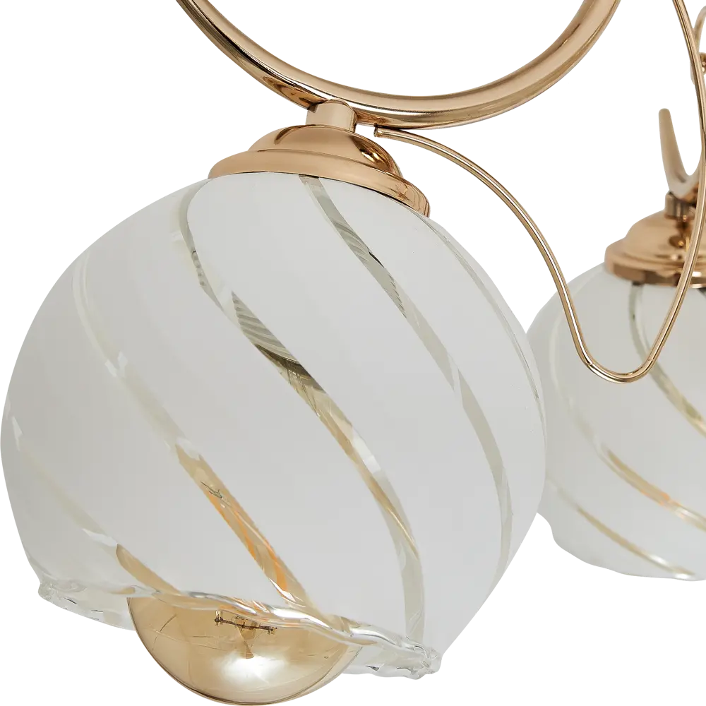 Люстра потолочная Ritter FABIANO 52430 4, 3 лампы Е27, цвет золото STLM-2077887 - Вид №3