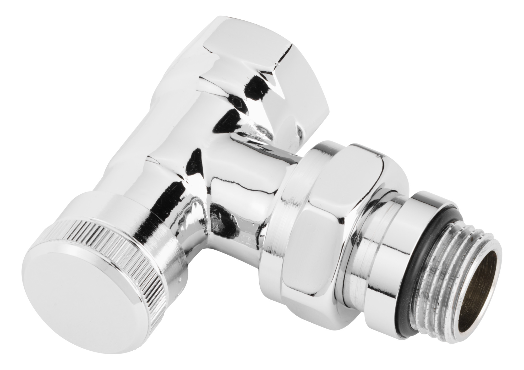 Danfoss Клапан RLV для бокового присоединения к радиатору RLV-CX Клапан запорный Ду 15, прям. хром 003L0274  - Вид №13