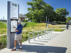 mmcité1 Крепление для велосипедов из оцинкованной стали