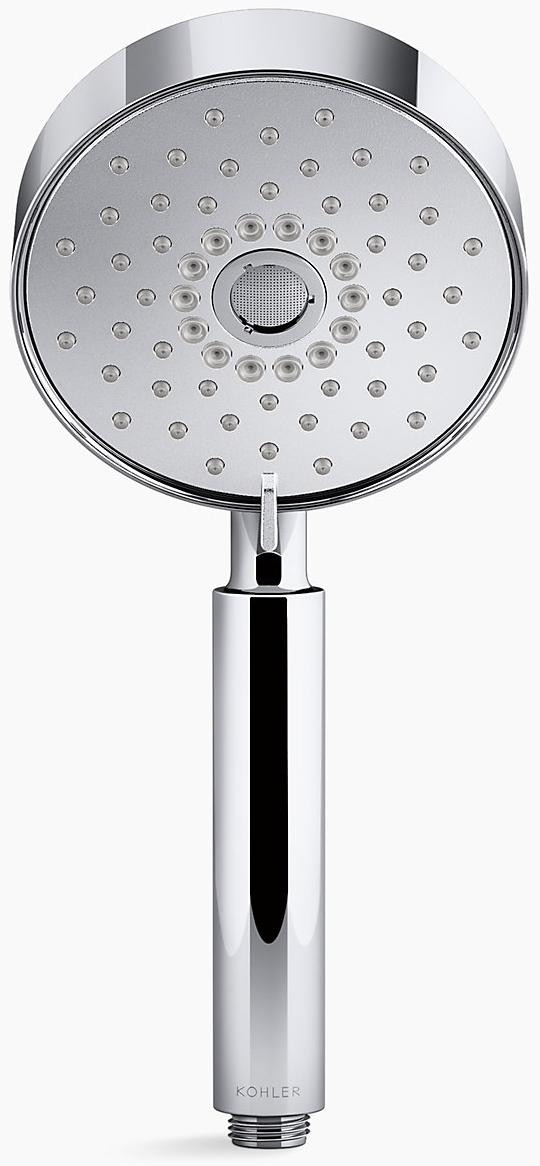KOHLER Многофункциональный ручной душ Purist 2,5 галлона в минуту с технологией впуска воздуха Katalyst K-22166-CP  - Вид №2