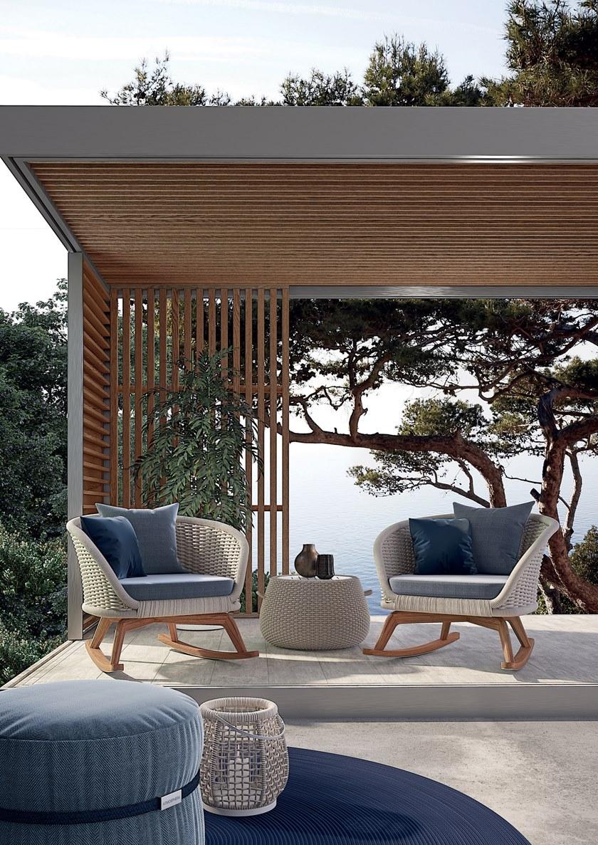 Atmosphera Круглый садовый стол из акриловой ткани Ludo Lu.sr - Вид №3