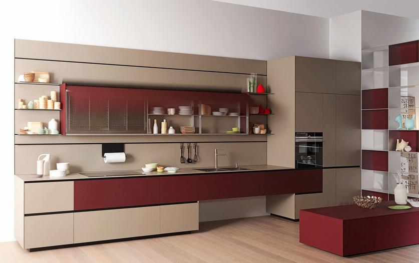 VALCUCINE Модульная кухня из ламината серого теплого воска Riciclantica sun-id-1446773 - Вид №1