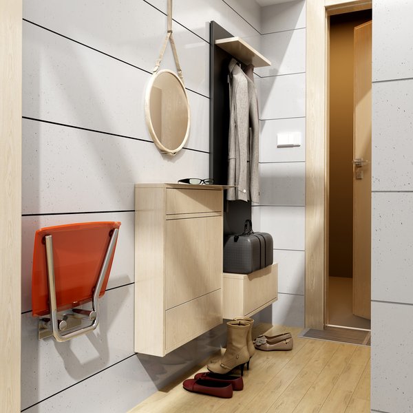 Универсальное сиденье для душа OVO-B-ORANGE/BLACK Ravak B8F0000047 - Вид №8