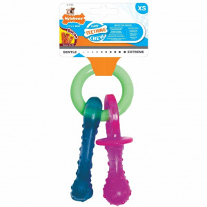 ПР0044632 Игрушка для щенков Соски с ароматом бекона XS Nylabone