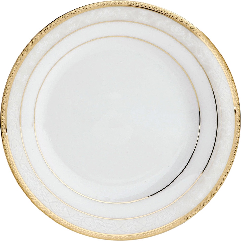 10599206 Noritake Тарелка обеденная Noritake "Хэмпшир, золотой кант" 27см Фарфор 