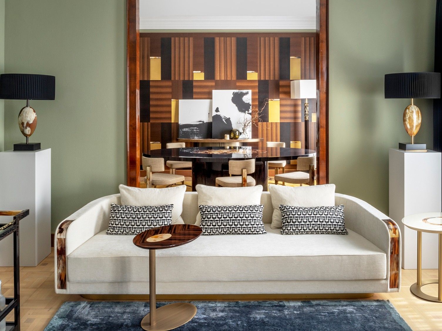 4-местный диван из синели ARCAHORN Shine ARCH-00122658 - Вид №1