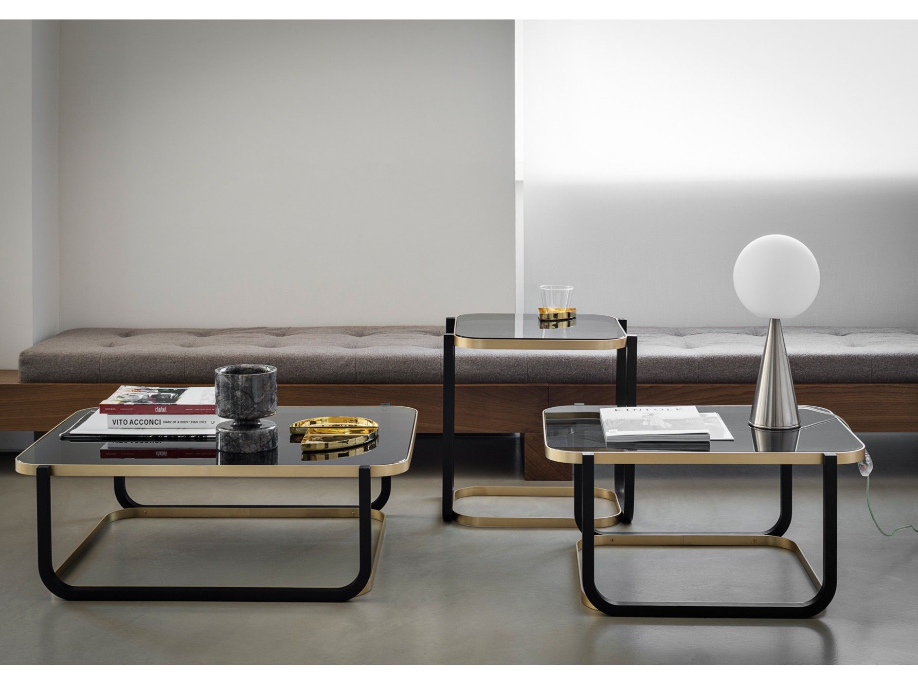 Стеклянный журнальный столик Wiener GTV Design DUET ARCH-00030459