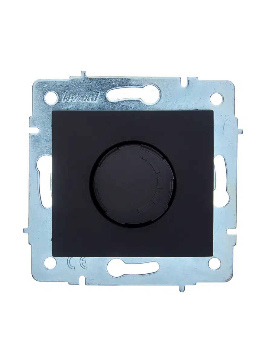 ASTI Диммер 1000W чёрный бархат механизм LEZARD 7081-4288-157