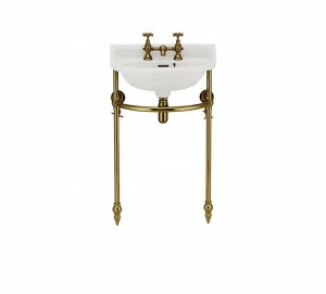 Gentry Home Таз большой белый Victorian Бронза GH103289