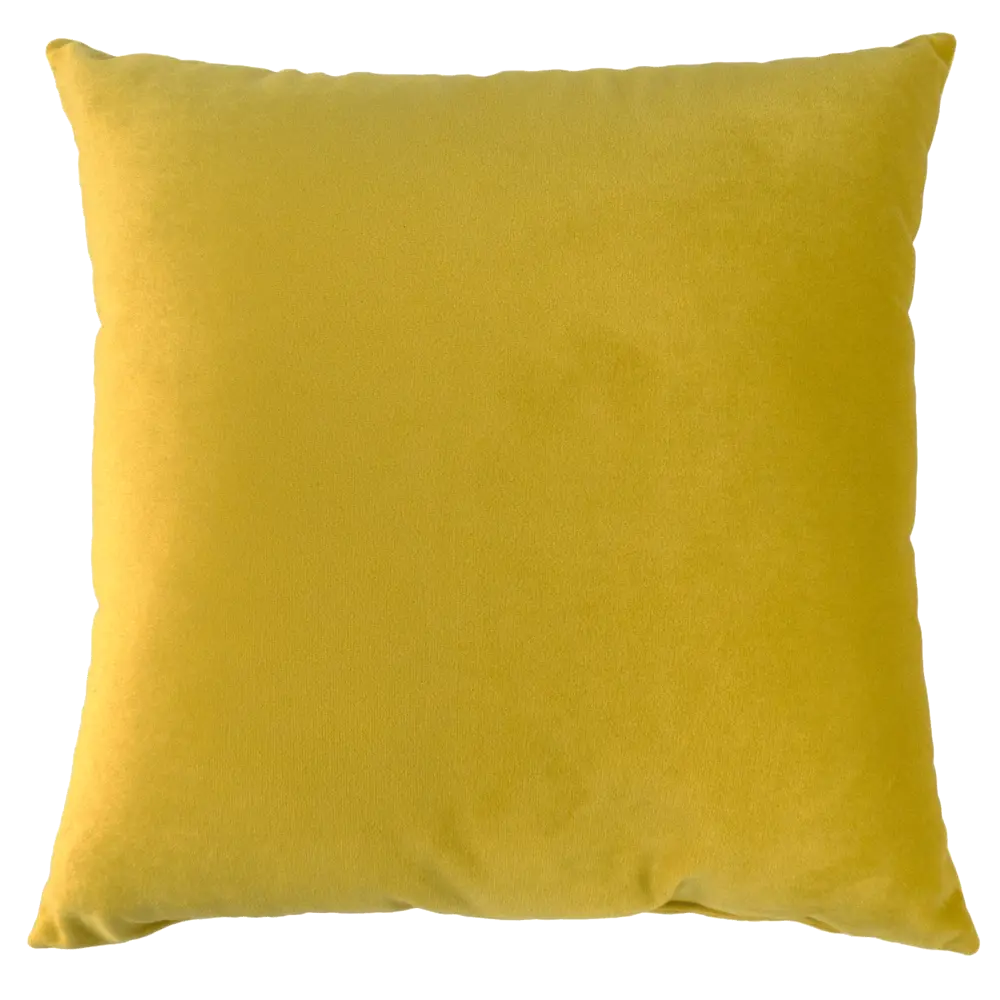 Подушка Бархат 40x40 см цвет желтый LINEN WAY STLM-2198046