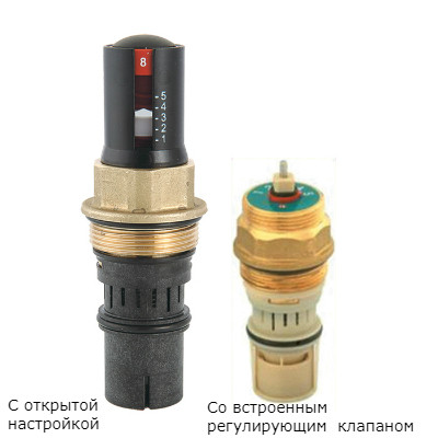 VT.PICC.G.024 Картридж с для стабилизатора расхода VT.PICV Valtec С откр. настр. (для корп. G0), 30-400 кПа, 138-615 л/ч, черный 