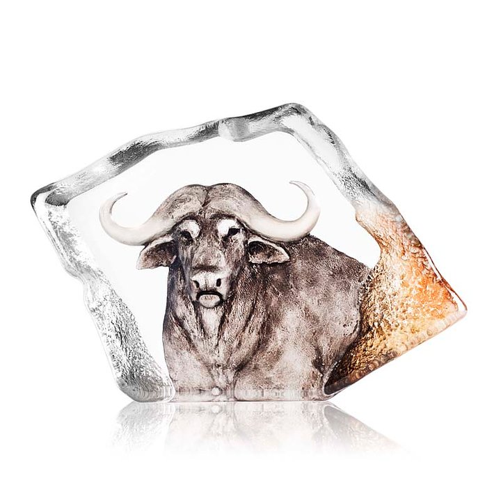 34116 Скульптура "Бык", серая/коричневая, 330/220 мм Maleras 